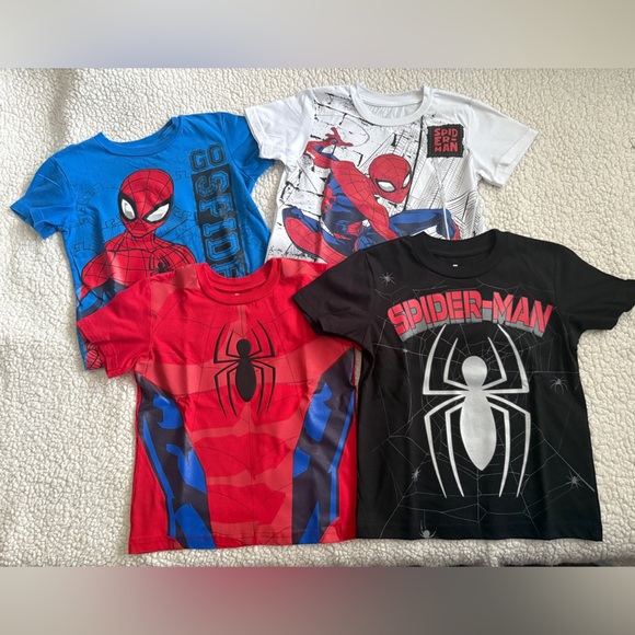 Spiderman White and Red Kids' Shirt - Picture 1 of 9